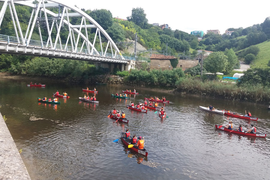 Salida en canoa