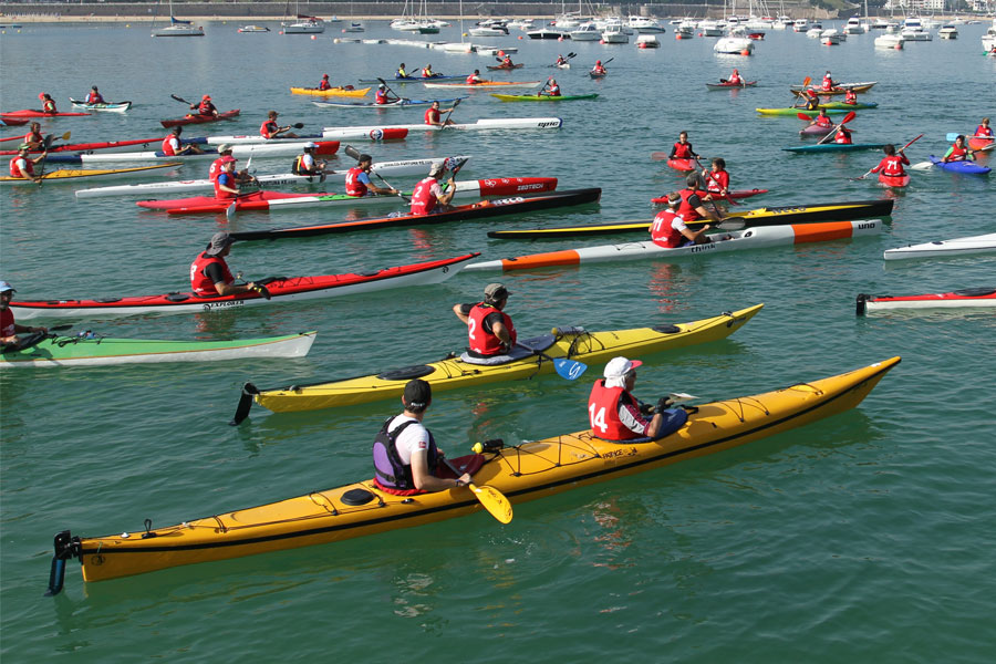 Piraguismo en el naútico